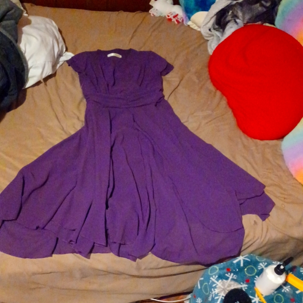 Purple dress